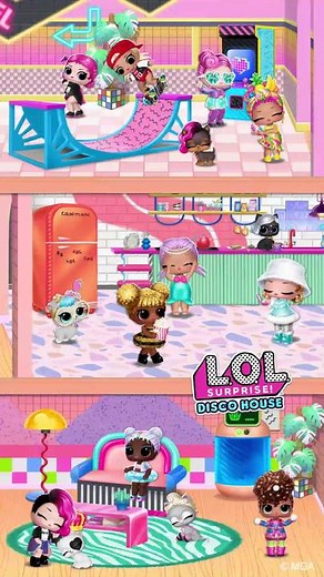 It's all about L.O.L. Surprise! Disco House makeovers! ✨️🏠 #tutotoons #lolsurprise #girlsapp #virtualhouse #housedecorationgoals #mycribb #lolsurprisehouse #housemakeoveridea #gamesforkid #housediyproject