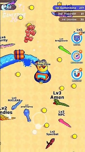 🐍BEST SNAKE CLASH.IO Gameplay#snakeclash #snakegame #epicbattle #0007 #153