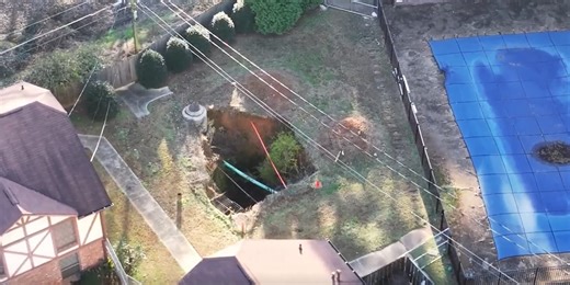 Residents want sinkhole solution, HOA says it could cost more than $100K
