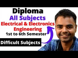 Electrical and Electronics Engineering Diploma Subjects 1st Year/Sem to 6th Semester Syllabus