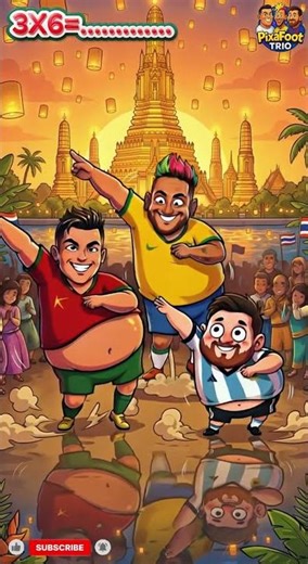 The Ultimate Cartoon Football Trio Ronaldo, Messi & Neymar Madness! #messi #ronaldo #neymarjr