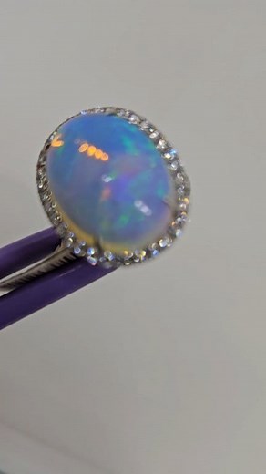 A Rare Masterpiece in Opal Brilliance This massive, one-of-a-kind Jelly Opal set in luminous 14K gold by Dvani is now available for $13,000. 💠Jelly Opals are prized for their mesmerizing play of color — shifting blues, greens, and fiery flashes that seem alive within the stone. Known as the stone of inspiration, opal is believed to ignite creativity, passion, and emotional clarity. For collectors who appreciate the magic of natural gemstones, this is a piece that simply cannot be replicated. | 