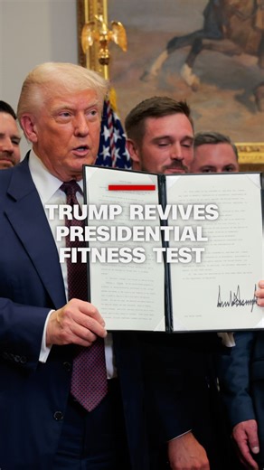 President Trump revives Presidential Fitness. We run the test
