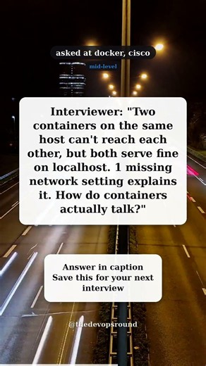 Container networking basics explained | Docker networking interview