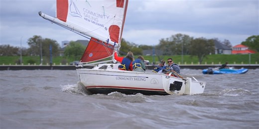 Blind sailors brave challenges to chart new course on Lake Pontchartrain