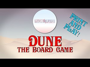Making Dune, the Board Game [Print and Play]