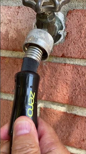 Zero G hose is leaking at hose bib end, fail, bad