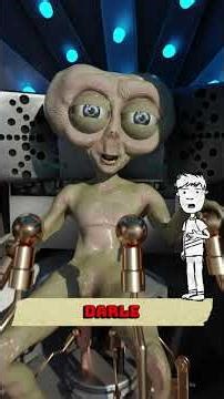 The alien from Men in Black (1997) and the paper shredding machine that made toilet paper.