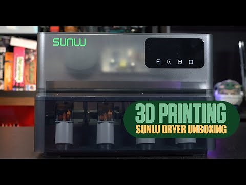 Sunlu AMS Dryer Unbox Setup and First Test