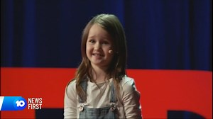 6.6K views · 95 reactions | A 7 year old Queensland girl has become the youngest person to deliver a TED Talk. The youngster delivered a strong message on parenting. | 10 News Queensland | Facebook