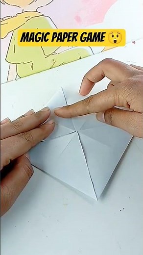 Paper Fortune Teller Game ✨ Easy Origami Trick #beautiful #art #how #diy #viralvideo #craft #viral