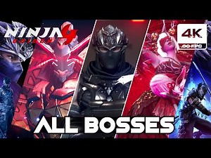 Ninja Gaiden 4 - All Bosses and Ending (4K 60 FPS PC)