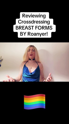 Anastasia with Breast Forms! Breast Forms have an excellent appearance, with the perfect shape and size. They look and move very realistically. #crossdressing #crossdresser #mtf #mtftrans #pridemonth #maletofemale