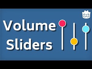 Creating volume sliders in Godot 4