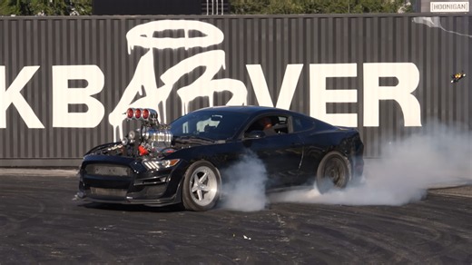 Watch how things got out of control when I took this Mustang to burnout contest