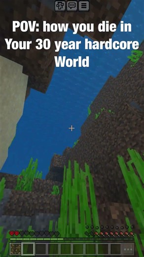 POV: how do you die in hardcore #minecraft