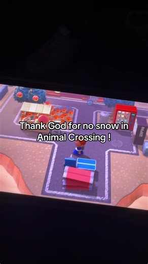 That snow was dreadful and hideous. It doesn’t even snow like that in North America. #animalcrossing #gaming