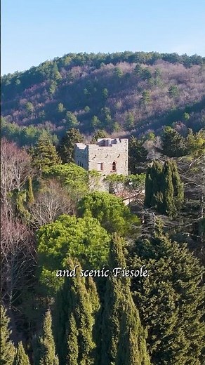 Villa with Ancient Tower on Fiesole's Exclusive Hills Dominating Florence 🏰 #luxuryhometour