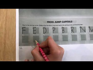 Handwriting Without Tears Frog Jump Capitals (pre-k)