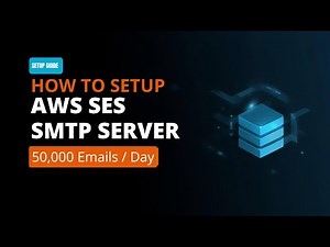How to Build Amazon AWS SES SMTP Server | Send 50,000 Emails Daily