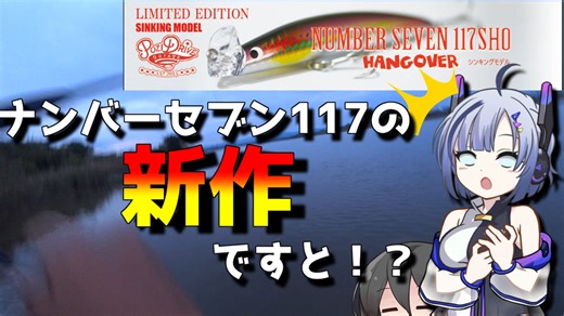 【実釣インプレ】ポジドラの新作、”ナンバーセブン117SHO”ですってよ。【No.7の絶対に爆発しないフィッシング】