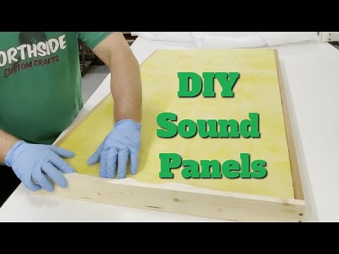 DIY Acoustic Sound Panels - Cheap and Easy Echo Reduction