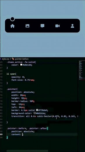 🔥 Animated Navbar Using HTML CSS & JavaScript | Smooth UI Design