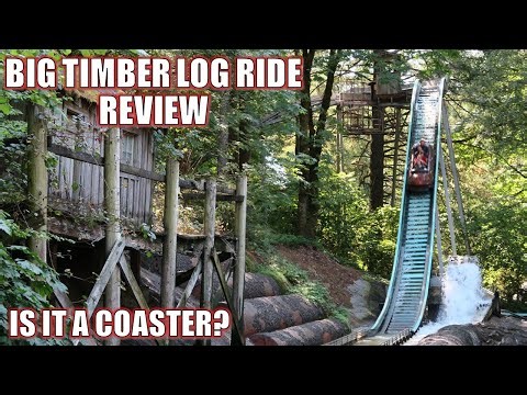 Big Timber Log Ride Review, Enchanted Forest Miler Log Ride | Is it a Coaster?