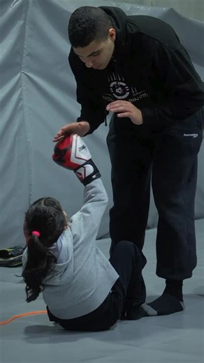 𝗫𝗙𝗜𝗚𝗛𝗧 on Instagram: "Confidence starts young 🥋 Kickboxing made fun for kids 💥"