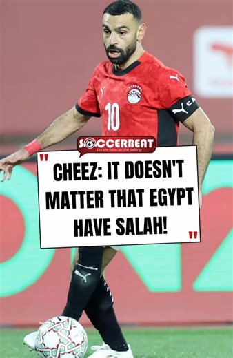 ⚽️ Cheez: It doesn't matter that Egypt has Salah! ⚽️ Ahead of Bafana Bafana’s Group B AFCON clash with Egypt, Cheezboy Mokoena says it doesn’t matter that they have Mohamed Salah 🇿🇦⚽️🔥 ▶️ WATCH NOW: https://youtu.be/gyRhxu_VccM #AbsaFootballFridays | SoccerBeat