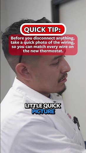 How to Install a Thermostat (Part 1): Faceplate Off + Wire Photo Tip