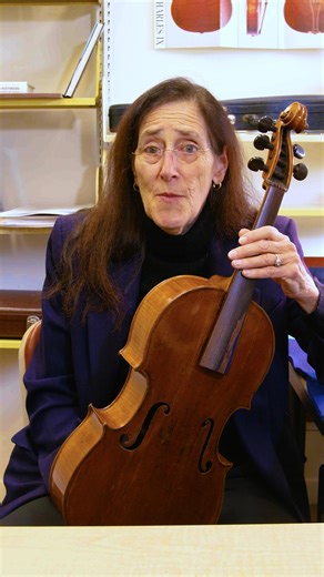 UC Berkeley UDAR on Instagram: "The Ansley K. Salz Collection of Stringed Instruments at @ucberkeleymusic has a wide variety of antique violins, violas, and bows, each with its own storied history. Each semester, select Berkeley students have the opportunity to play these rare instruments. Carla Shapreau, the collection’s curator, introduces us to one of the more mysterious in the collection: the violoncello piccolo. #UCBerkeley #SalzCollection"