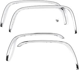 PUTCO 97217 Stainless Steel Full Fender Trim Kit for Ford Super Duty Dually Box
