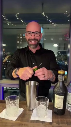 Making drinks for Jim Cramer!