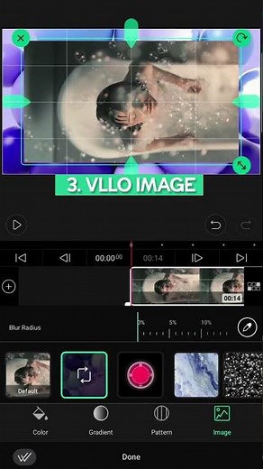 [AOS only] How to easily put background image? / 영상 뒤에 배경 이미지 더 쉽게 설정하는 방법/ #VLLOtips