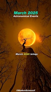 Spectacular Astronomical Events 2025! Don't miss these events! Mercury reaches its greatest elongation, shining brightly in the evening sky. • March 11: Venus and Mercury form a stunning celestial pairing. • March 14: A total lunar eclipse turns the Moon blood-red for 65 minutes, visible in the U.S., Canada, Mexico, and parts of Europe, Asia, and Africa. • March 29: A partial solar eclipse will be visible in the U.S., Canada, and parts of Europe. Use proper eye protection! #space #astronomy #vir