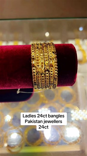 24ct Gold Bangles from Pakistan Jewellers