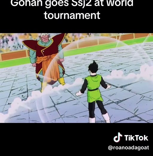 Gohan Super Saiyan 2 Transformation at World Tournament