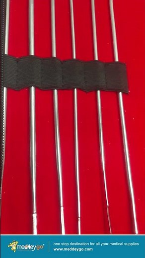 Urethral Sound Bougie Clutton Set: 12-Pcs medical Instruments | Meddeygo.com
