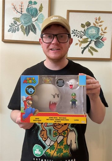 Love this Super Mario character set for Luigi, King Boo, and Boo! #SuperMario