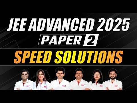 JEE Advanced 2025 Paper 2 Solutions #jee1 #jeeadvanced2025