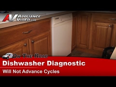 Kenmore Dishwasher Repair - Will Not Advance Cycles - 17502200