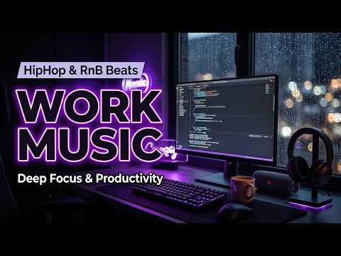 Late Night Work Music | Smooth Hip Hop & R&B Beats for Deep Focus & Productivity Session