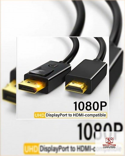 DisplayPort to HDMI | DP to HDMI | Compatible Cable