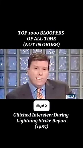 Caught Live Bloopers on Instagram: "During a live news segment covering a woman who survived a lightning strike, the broadcast cut to her interview — but a glitch caused her voice to stutter and distort mid-sentence. The unexpected timing made it sound like she was still being electrocuted, and the anchor couldn’t hold back laughter, completely breaking live on air. Fun Fact: The clip became a viral classic for its perfect storm of technical failure and real-time reaction. We are showcasing 1000