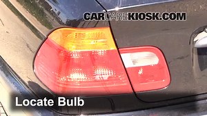 Rear Turn Signal Replacement on a 2001 BMW 325i 2.5L 6 Cyl. Sedan