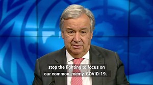 12K views · 1K reactions | "As the pandemic took hold, I called for a global ceasefire. Today, we need a new push by the international community to make this a reality by the end of this year." -- On Friday's International Day of Non-Violence, UN Secretary-General António Guterres urges the world to "stop the fighting to focus on our common enemy: COVID-19." | United Nations | Facebook