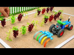 DIY Mini Tractor & Modern Plough Machine for Grape Farming | Agriculture Science Project