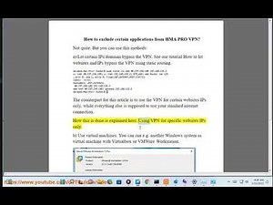 Exclude certain applications from HMA PRO VPN