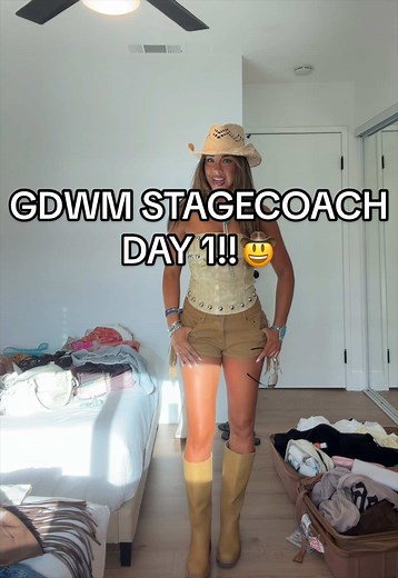 stagecoach day 1!! #stagecoach #gdwm #stagecoachoutfit | stagecoach